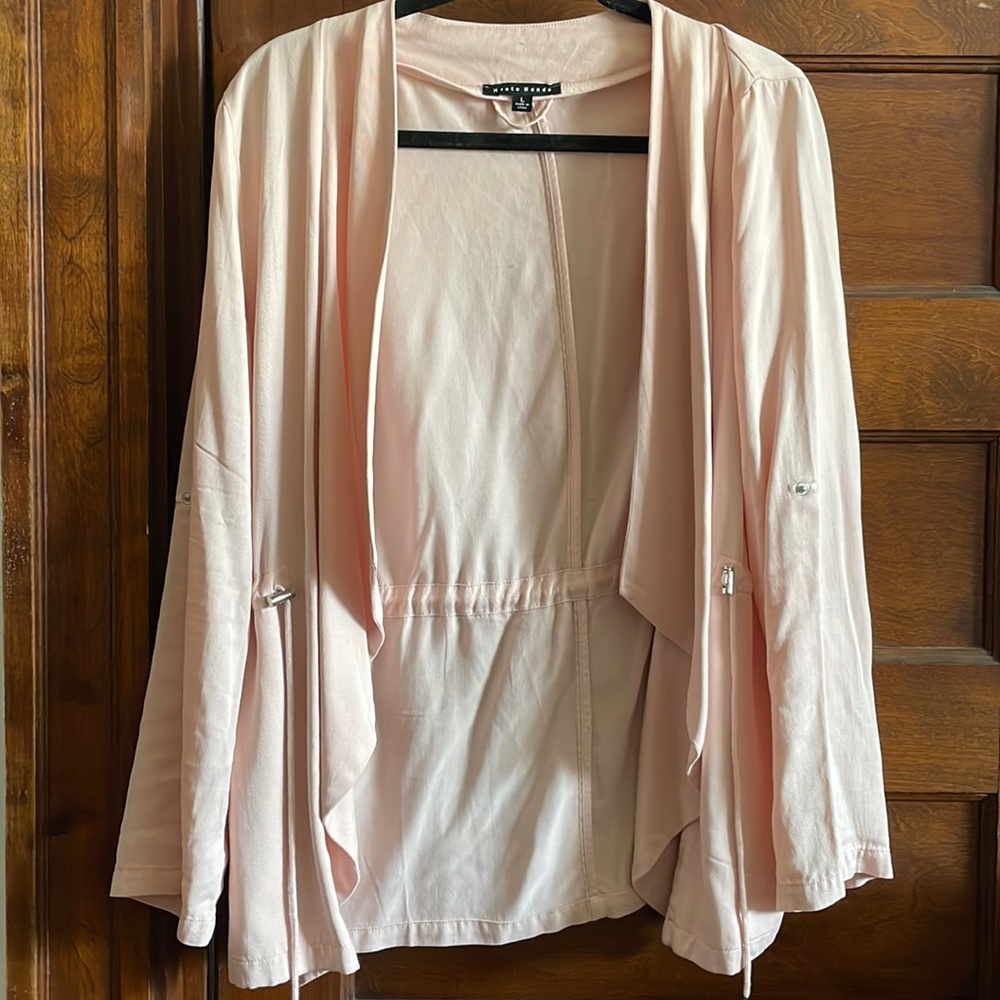 Cute light weight Pink Jacket. Great for Spring!